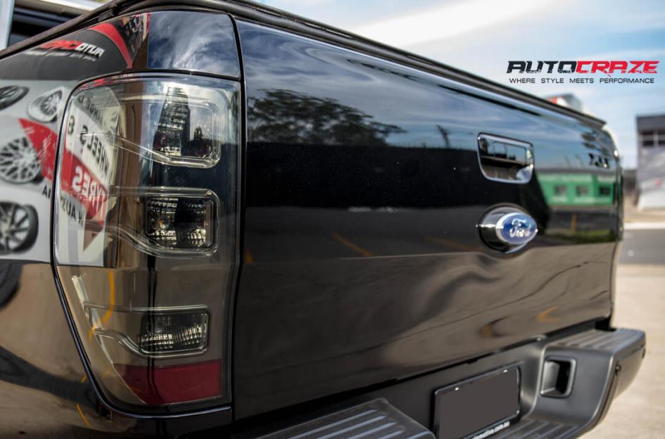 FORD RANGER BATTLE AXE GLOSS BLACK MILLED ACCENTS